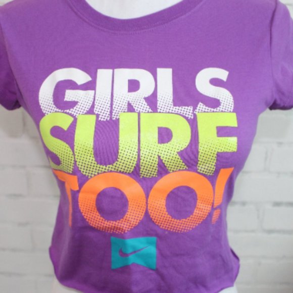 Nike Girls Surf Too Graphic Shirt - Picture 2 of 4